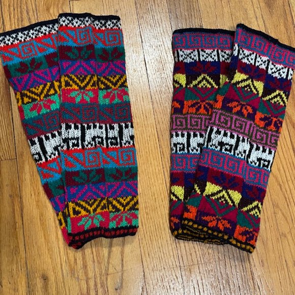 Leg warmers! Peruvian wool! - Picture 1 of 1